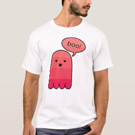 Rose Red Boo Ghost Halloween T-Shirt