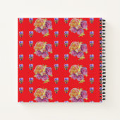 Rose Red My Rezept Blume Weinkultur und Erde Notizblock (Rückseite)