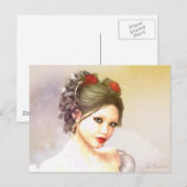 Rose Red Postkarte (Vorne/Hinten)