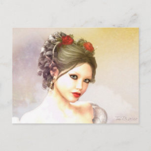 Rose Red Postkarte