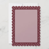 Rose Red Wave Feiertagskarte (Vorderseite)