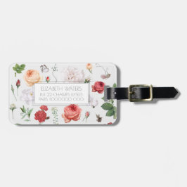 ROSE REISEN LUGGAGE TAG GEPÄCKANHÄNGER