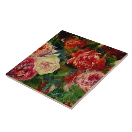 Rose, Renoir-Gemälde, Fliese (Seite)
