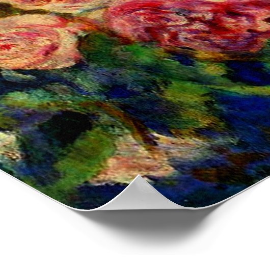 Rose, Renoir-Gemälde, Poster (Ecke)