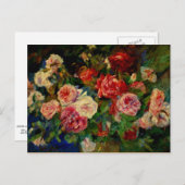 Rose, Renoir-Gemälde, Postkarte (Vorne/Hinten)