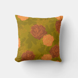 Rose Retrofarben Kissen