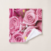 Rose Reverie Collection: Badetuch Set (Waschlappen)