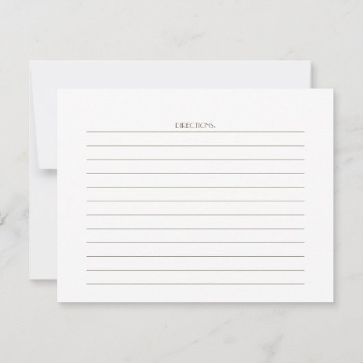 Rose | Rezept Card (Rückseite)