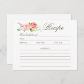 Rose | Rezept Card (Vorne/Hinten)