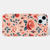 Rose Rhapsody Muster Case-Mate iPhone Hülle (Rückseite (Horizontal))