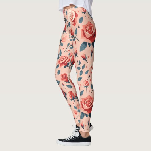 Rose Rhapsody Muster Leggings (Links)