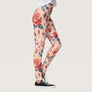 Rose Rhapsody Muster Leggings