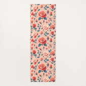 Rose Rhapsody Muster Yogamatte (Rückseite)