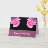 Rose riechen Muttertagskarte Karte (Gelbe Blume)