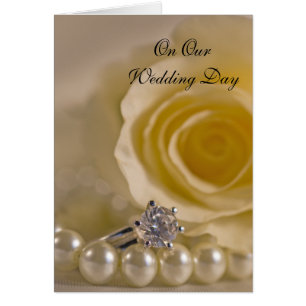 Rose, Ring und Perlen unser Hochzeitstag