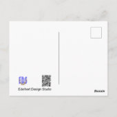 Rose-Ringed Parakeet zum Geburtstag Postkarte (Rückseite)