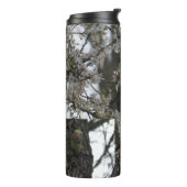 Rose-Ringelparaket in Blossom Tree Tumbler Thermosbecher (Nach links gedreht)