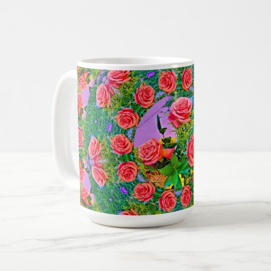 Rose Rings Kaffeetasse (Vorderseite Links)