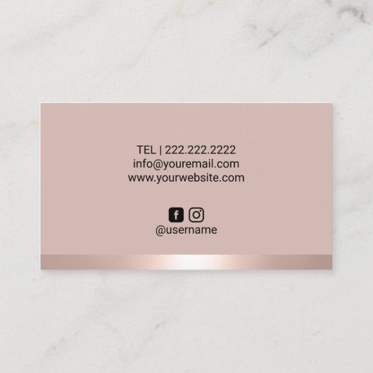 Rose Rodelbahn mit Aussicht Visitenkarte (Rückseite)