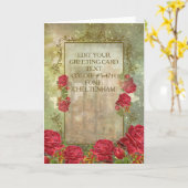 ROSE ROM II ~ Grußkarte Karte (Gelbe Blume)