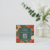 🌹 Rose Romantik: Jugendstil-Plendor Begleitkarte (Stehend Vorderseite)