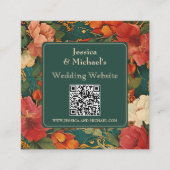 🌹 Rose Romantik: Jugendstil-Plendor Begleitkarte (Vorderseite)