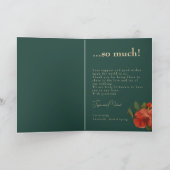 🌹 Rose Romantik: Jugendstil-Plendor Dankeskarte (Innenseite)