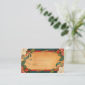 🌹 Rose Romantik: Jugendstil-Plendor Platzkarte (Stehend Vorderseite)