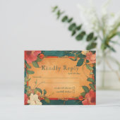 🌹 Rose Romantik: Jugendstil-Plendor Postkarte (Stehend Vorderseite)