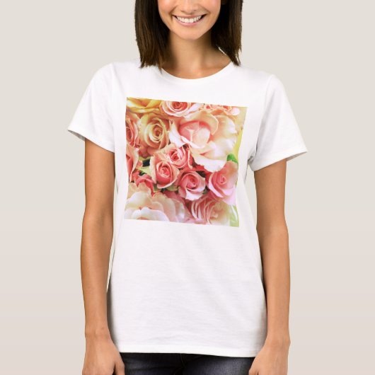 Rose romantisch T-Shirt (Vorderseite)