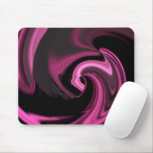 Rose Rosa Abstraktes Herz Mousepad (Mit Mouse)