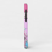 Rose Rosa Aquarellfarben Rose Blume Tel. Case-Mate iPhone Hülle (Hinten/Links)