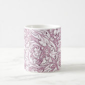 Rose Rosa Barock Verzierte Foliage Kaffeetasse (Mittel)