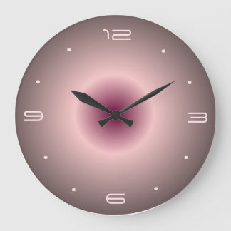 Rose rosa beleuchtete Ausführung> Rundwand-Uhren Große Wanduhr