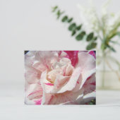 ROSE Rosa Blume 1 Karten Geschenke Tasse (Stehend Vorderseite)