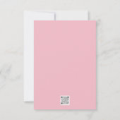 Rose Rosa Blume Glaubensbibliothekskarte Dankeskarte (Rückseite)