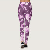 Rose Rosa Camouflage Leggings (Rückseite)