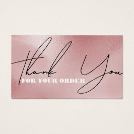 Rose rosa Dank Discount-Karte