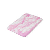 Rose Rosa Fappy Clouds Dekoration Badematte (Schrägansicht)