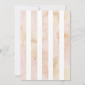 Rose Rosa Foto Baby Girl Birth Ankündigung (Rückseite)