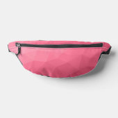 Rose rosa Gefälle geometrisches Messmuster Bauchtasche (Ablage )