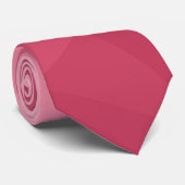 Rose rosa Gefälle geometrisches Messmuster Krawatte (Gerollt)