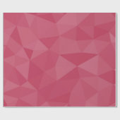 Rose rosa geometrisches Maschenmuster Geschenkpapier (Flach)