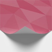 Rose rosa geometrisches Maschenmuster Geschenkpapier (Ecke)