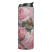 Rose rosa gestrichen thermosbecher (Nach links gedreht)