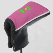 Rose Rosa Golf Headcover (3/4 Vorderseite)