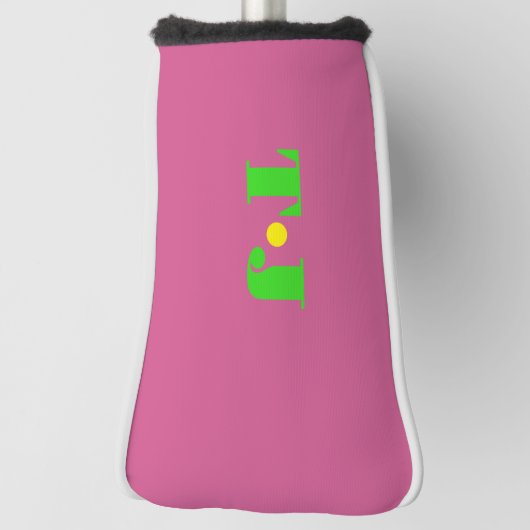 Rose Rosa Golf Headcover (Rotieren 90)