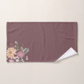 Rose Rosa Hintergrund Foliage Blumenstränge Badhandtuch Set (Handtuch)