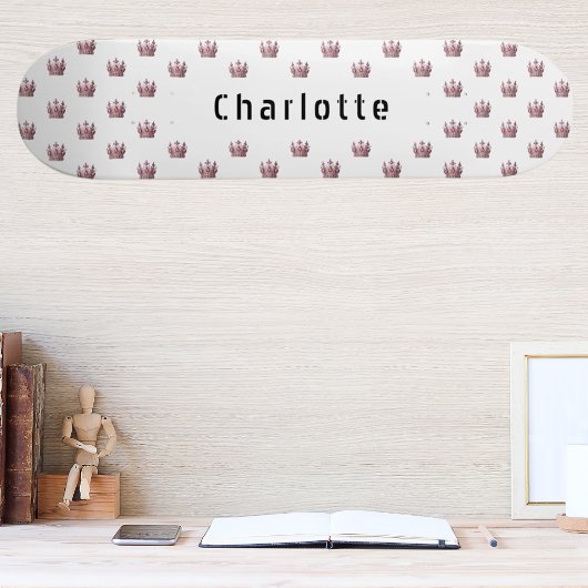 Rose Rosa-Königskrone Skateboard