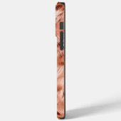 Rose Rosa Leopard Case-Mate iPhone Hülle (Rückseite / Links)